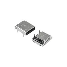 10 pcs : 12401598E42A - USB Connectors USB TYPE C RCPT R/A HYBRID DUAL SMT