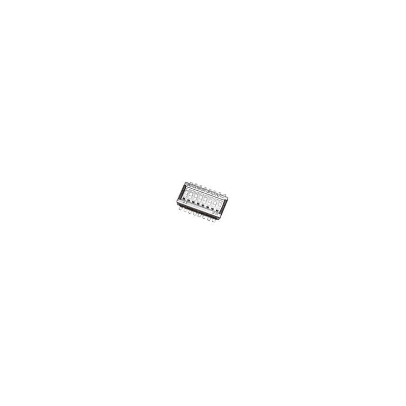 10 pcs : CVS-04TB - DIP Switches/SIP Switches 4-position SMD Slide switch (1mm pitch), Gull-wing, Washable
