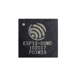 10 pcs : ESP32-D0WD - RF System on a Chip - SoC SMD IC ESP32-D0WD, Dual Core MCU, WiFi & Bluetooth Combo, QFN48-pin, 5*5mm