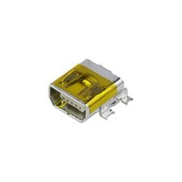 10 pcs : 67803-8020 - USB Connectors USB MINI-AB RECPT 5P RA SMT W/PEGS