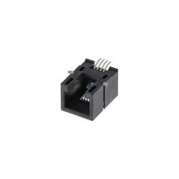 10 pcs : 85502-5006 - Modular Connectors / Ethernet Connectors RA MODULAR JACK SMT LOW PROFILE 6/4
