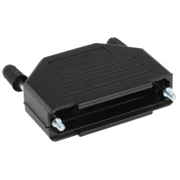 100 pcs - Amphenol ICC Plastic D Sub Backshell, 25 Way