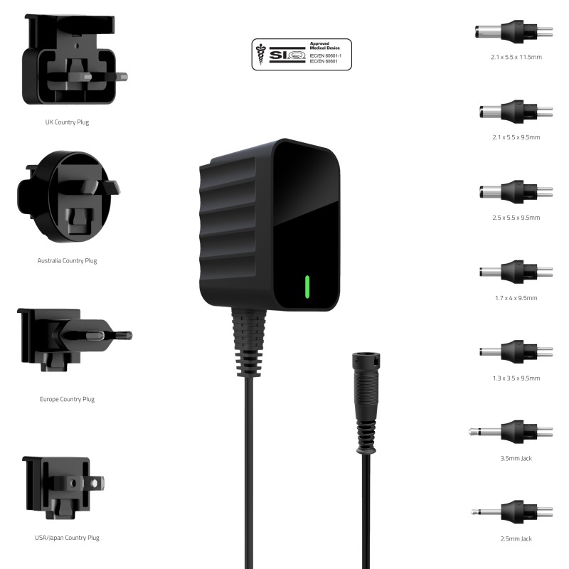 1 pcs - Friwo 7.2W Plug Adapter, 300mA Output