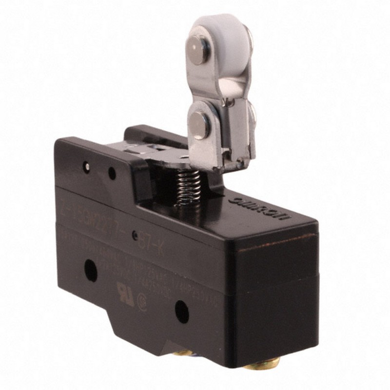 1 pcs - Omron Roller Lever Limit Switch, NO/NC, IP00, SPDT, Thermosetting Resin Housing, 500V ac ac Max, 15A Max