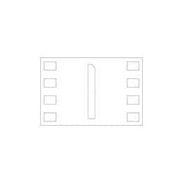 10 pcs : W25Q80DVUXIE TR - NOR Flash spiFlash, 8M-bit, 4Kb Uniform Sector