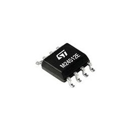 10 pcs : M24512E-FDW6TP - EEPROM 512Kbit Serial I2C bus EEPROM configurable device address & software write