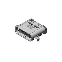 10 pcs : DX07B024JJ2R1500 - USB Connectors MID MNT RCPT UNSHLD - USB TYPE C