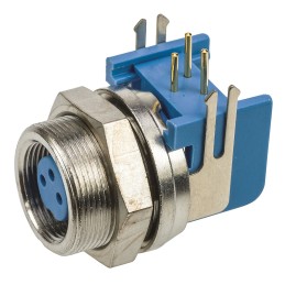 25 pcs - TE Connectivity Circular Connector, 3 Contacts, Panel Mount, Subminiature Connector, Socket, Female, IP65, TRIAD 01
