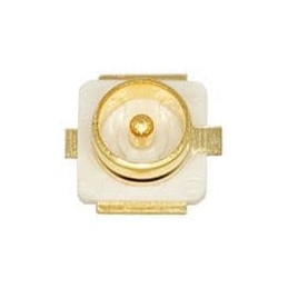 10 pcs : CONUFL001-SMD-T - RF Connectors / Coaxial Connectors T&R U.FL Straight Surface Mount Jack