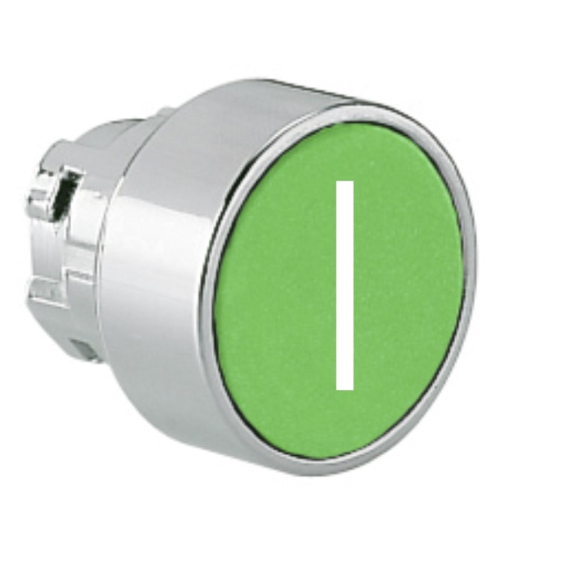 1 pcs - Lovato 8LM2T Series Green Spring Return Push Button Head, 22mm Cutout, IP65