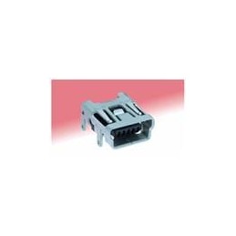10 pcs : UX60SC-MB-5S8 - USB Connectors MINI B RECEPT RA TH BTTM MNT