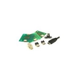 10 pcs : ZX62-B-5PA(33) - USB Connectors MICRO B RECEPT RA SMT BTTM MNT