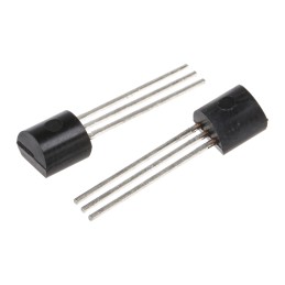 5 pcs - Texas Instruments Temperature Sensor, Voltage Output, Through Hole Mount, Analogue, ±4°C, 3 Pins