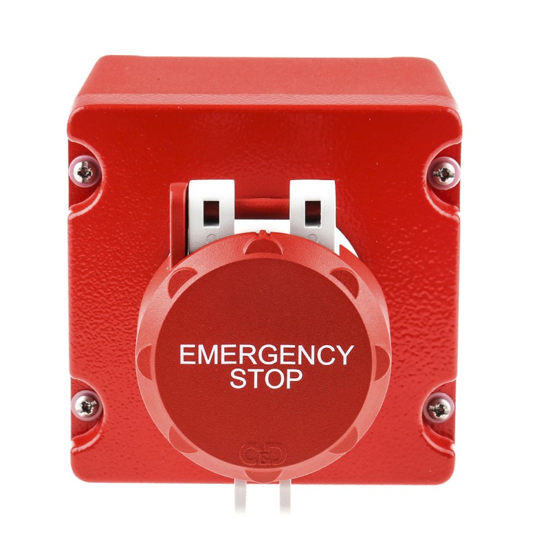 1 pcs - Craig & Derricott EMSH Series Pull Release Emergency Stop Push Button, Surface Mount, SPDT, IP65
