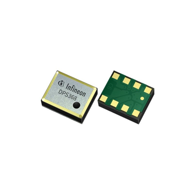 5 pcs - Infineon Barometric Pressure Sensor, 120kPa Operating Max, Surface Mount, 8-Pin, VLGA