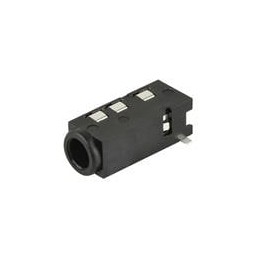 10 pcs : SJ2-3573A2-SMT-TR - Phone Connectors 3.5mm Narrow Ftprint 3 conductor 0 switc