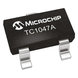 5 pcs - Microchip Voltage Temperature Sensor, Voltage Output, Surface Mount, Analogue, ±2°C, 3 Pins