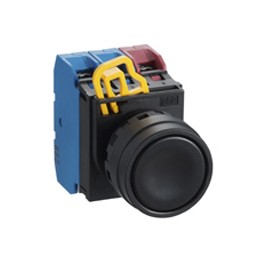 1 pcs - Idec YW Series Illuminated Push Button Complete Unit, Panel Mount, 22mm Cutout, SPST, IP65