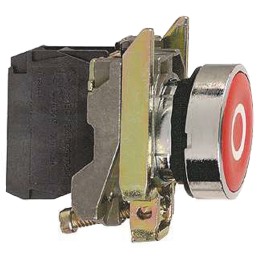 1 pcs - Schneider Electric Harmony XB4 Series Push Button, Panel Mount, 22mm Cutout, SPST