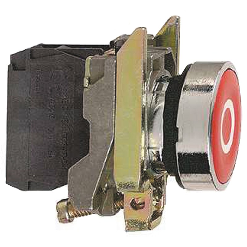 1 pcs - Schneider Electric Harmony XB4 Series Push Button, Panel Mount, 22mm Cutout, SPST