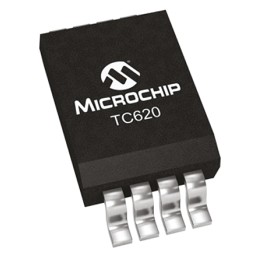 5 pcs - Microchip Temperature Sensor, Driver Output, Surface Mount, Serial, ±3°C, 8 Pins