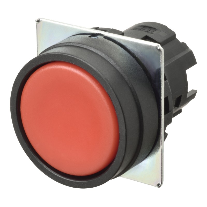 1 pcs - Omron A22N Series Red Momentary Push Button Head, 22mm Cutout