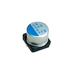 10 pcs : PCS0J101MCL1GS - Aluminium Organic Polymer Capacitors 6.3 volts 100uF AEC-Q200