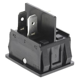 1 pcs - Marquardt Illuminated DPST, On-None-Off Rocker Switch Panel Mount