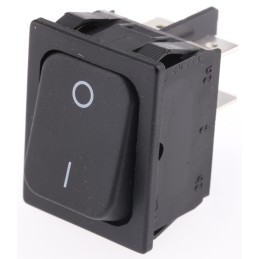 1 pcs - Marquardt DPST, On-None-Off Rocker Switch Panel Mount