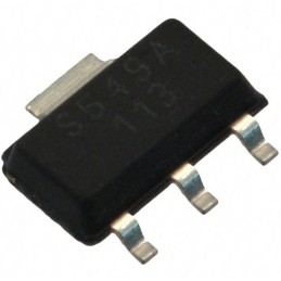 5 pcs - Honeywell Surface Mount Hall Effect Sensor, SOT-89B, 4-Pin