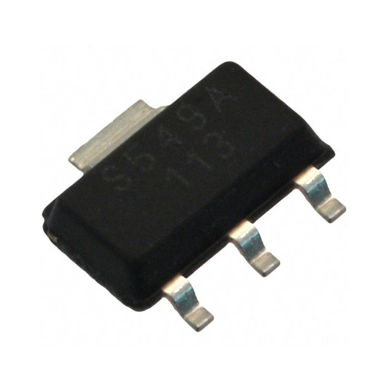 5 pcs - Honeywell Surface Mount Hall Effect Sensor, SOT-89B, 4-Pin
