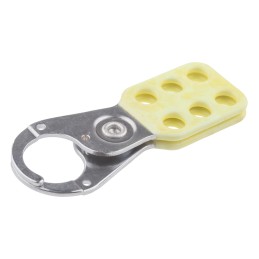 1 pcs - RS PRO 6-Lock Vinyl Hasp Lockout, 25mm Shackle