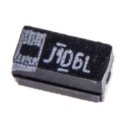 2000 pcs - Vishay 10μF MnO2 Tantalum Capacitor 6.3V dc, 293D Series