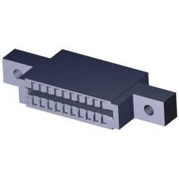 300 pcs - TE Connectivity 583718 Series Female Edge Connector, PCB Mount, 10-Contacts, 2.54mm Pitch, 2-Row, Solder Termination