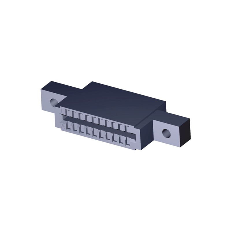 300 pcs - TE Connectivity 583718 Series Female Edge Connector, PCB Mount, 10-Contacts, 2.54mm Pitch, 2-Row, Solder Termination