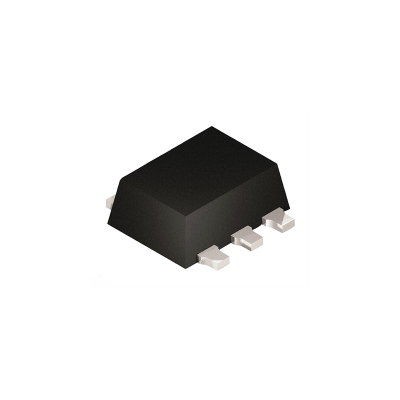 5 pcs - Texas Instruments Temperature Sensor, Digital Output, Surface Mount, Serial-I2C, SMBus, ±1°C, 6 Pins