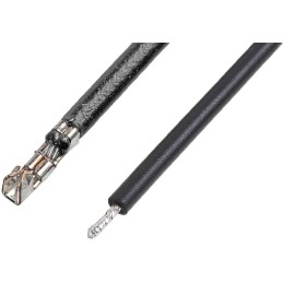 10 pcs - Molex Female PicoBlade to Unterminated Crimped Wire, 225mm, 0.14mm², Black