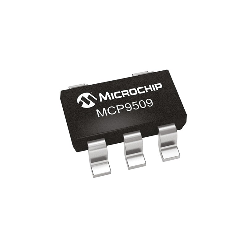 5 pcs - Microchip Temperature Sensor Switch, Open Drain Output, Surface Mount, ±0.5°C, 5 Pins