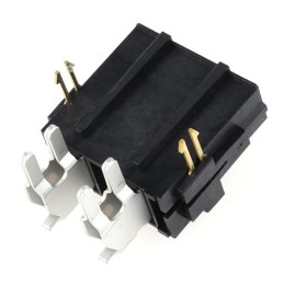 460 pcs - Molex Mini-Fit Sr. Series Right Angle Through Hole PCB Header, 2 Contact(s), 10.0mm Pitch, 1 Row(s), Shrouded