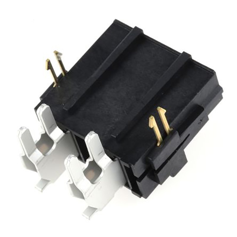 460 pcs - Molex Mini-Fit Sr. Series Right Angle Through Hole PCB Header, 2 Contact(s), 10.0mm Pitch, 1 Row(s), Shrouded