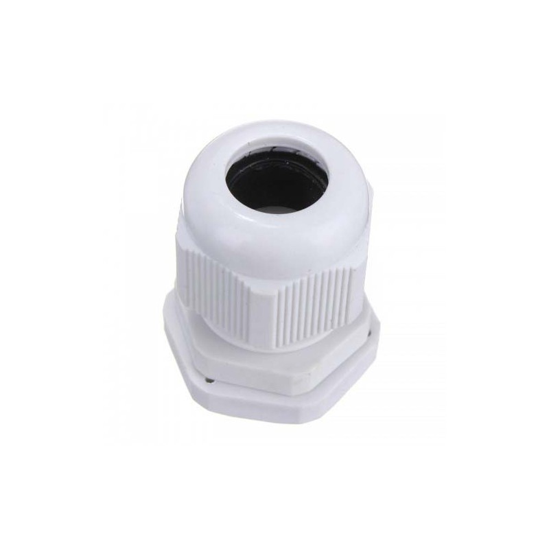 2 pcs - HellermannTyton NGM Series White Nylon Cable Gland, M50 Thread, 30mm Min, 38mm Max, IP68