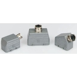 5 pcs - TE Connectivity HE Heavy Duty Power Connector Hood, PG16 Thread