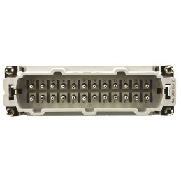 5 pcs - TE Connectivity Heavy Duty Power Connector Insert, Male, HE Series, 24 Contacts