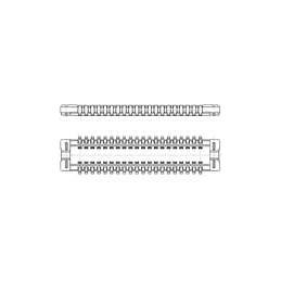 10 pcs : 501591-3011 - Board to Board & Mezzanine Connectors .4MM 30P V RECPT .9MM STACK HGHT