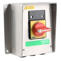1 pcs - Schneider Electric 3P Pole Panel Mount Isolator Switch - 25A Maximum Current, 15kW Power Rating