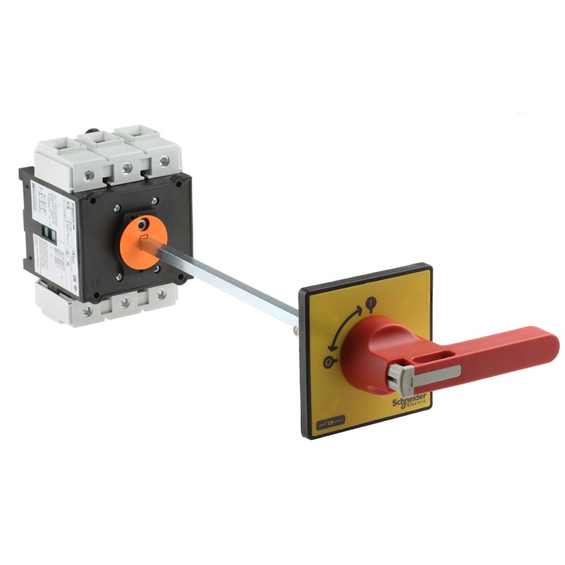 1 pcs - Schneider Electric 3P Pole Panel Mount Isolator Switch - 175A Maximum Current, 55kW Power Rating