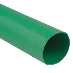 5 pcs - TE Connectivity Heat Shrink Tubing, Green 50.8mm Sleeve Dia. x 1.2m Length 2:1 Ratio, RNF-100 Series