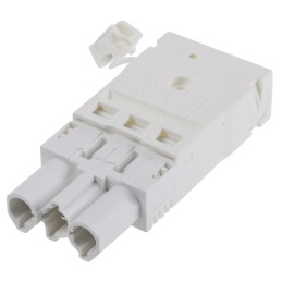 50 pcs - Wieland GST18i3 Series Mini Connector, 3-Pole, Male, Cable Mount, 16A, IP40