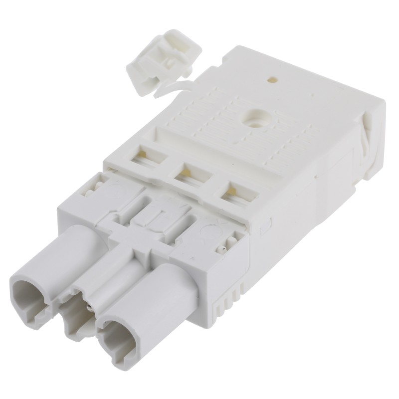 50 pcs - Wieland GST18i3 Series Mini Connector, 3-Pole, Male, Cable Mount, 16A, IP40