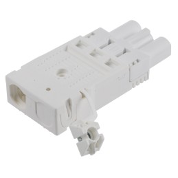 50 pcs - Wieland GST18i3 Series Mini Connector, 3-Pole, Male, Cable Mount, 16A, IP40